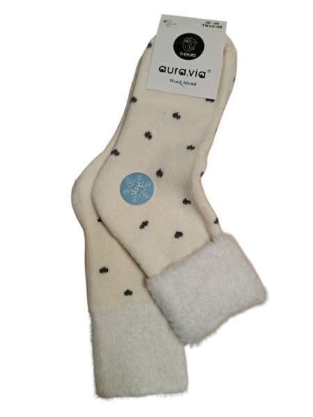 Dámské termo ponožky Béžové (1)