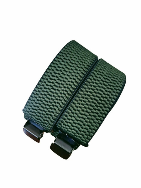 Pánské kšandy Tmavězelené široké 4cm (3)