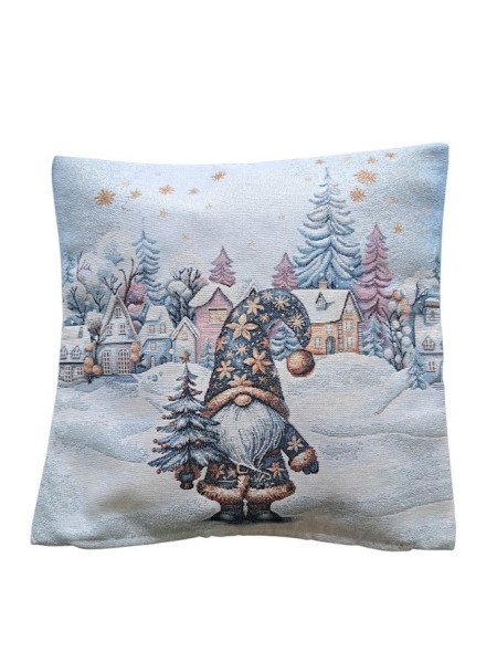 Vánoční povlak na polštář Skřítek (1)