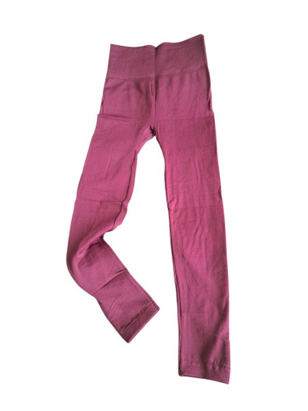 Termo dámské  legíny vínové vyšší pas (1)