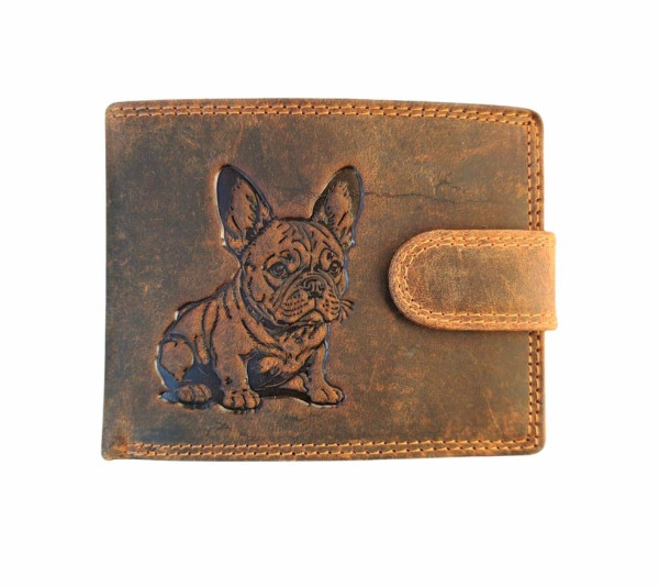 Kožená pánská peněženka Jelen Hnědá (3)