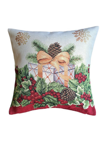 Vánoční povlak na polštář Skřítek (1)