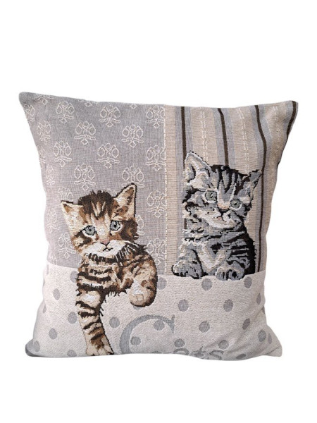 Dekorační povlak na polštář kočky 40x40cm (2)