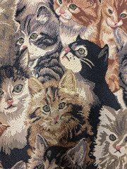 Gobelínová taška motiv kočky (3)