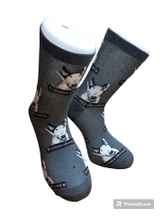 Aura Via Pánské ponožky se psem šedé