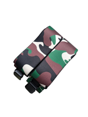 Pánské šle široké motiv maskáč hnědé