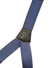 Pánské kšandy Modré široké 4cm (2)