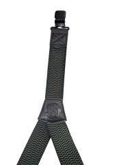 Pánské kšandy Zelené široké 4cm (2)