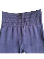 Termo dámské  legíny tmavě modré vyšší pas (2)