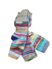 EMI ROSS Dětské zimní ponožky 3 páry