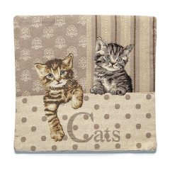 Dekorační povlak na polštář kočky 40x40cm
