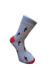 Aura Via Veselé ponožky s motivem Tukan