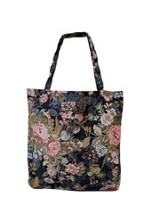 Nákupní taška přes rameno květiny