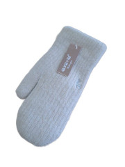 Aura Via Rukavice Palčáky s Angorou Béžové