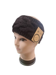 Dámská termo čelenka Tmavěhnědá (2)