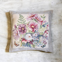 Velikonoční povlak na polštář zaječice 45x45 (2)