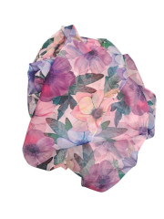 Letní šála-šátek 70x180cm Květy